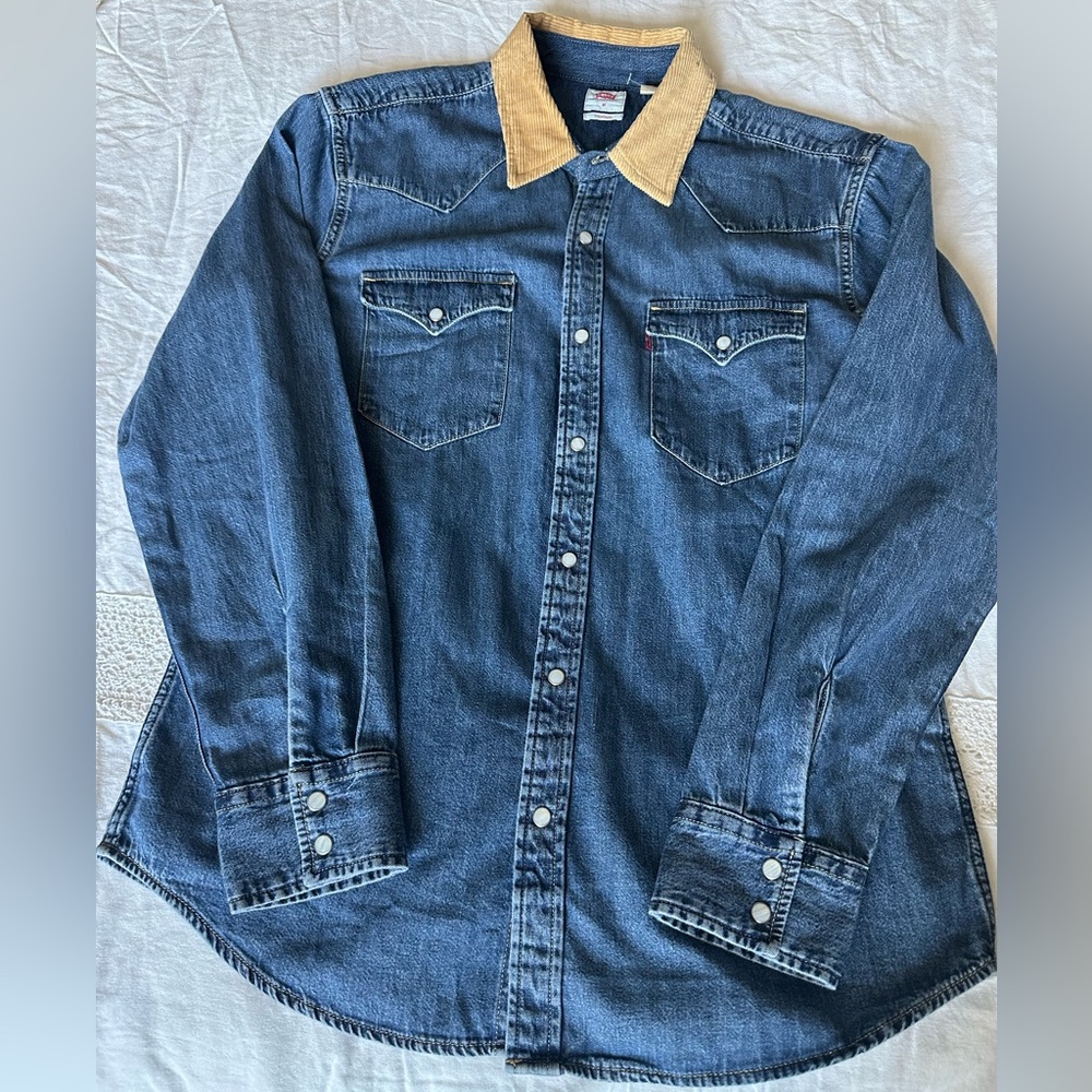 Levi's denim long sleeve top